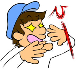 Gelato-man from Kagawa sticker #14203454