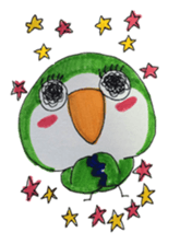 quaker parrot ver.2 sticker #14203589