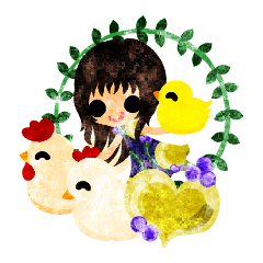 Pretty little people -Cute Chickens-