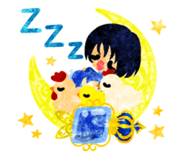 Pretty little people -Cute Chickens- sticker #14204162