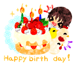 Pretty little people -Cute Chickens- sticker #14204164