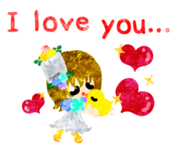 Pretty little people -Cute Chickens- sticker #14204165