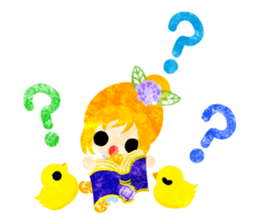 Pretty little people -Cute Chickens- sticker #14204172