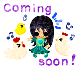 Pretty little people -Cute Chickens- sticker #14204175