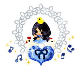 Pretty little people -Cute Chickens- sticker #14204181