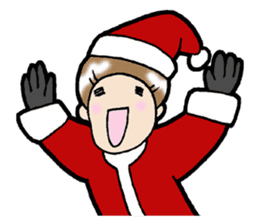 Christmas and New Year Sachiko. sticker #14204192