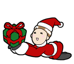 Christmas and New Year Sachiko. sticker #14204193