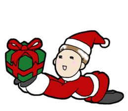 Christmas and New Year Sachiko. sticker #14204193