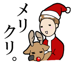 Christmas and New Year Sachiko. sticker #14204195