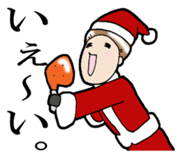 Christmas and New Year Sachiko. sticker #14204198