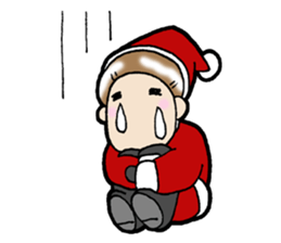 Christmas and New Year Sachiko. sticker #14204201