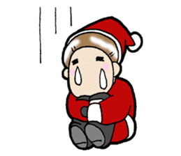 Christmas and New Year Sachiko. sticker #14204201