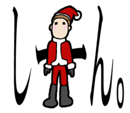 Christmas and New Year Sachiko. sticker #14204202