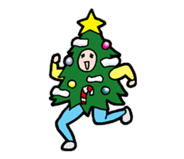 Christmas and New Year Sachiko. sticker #14204204