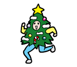 Christmas and New Year Sachiko. sticker #14204204
