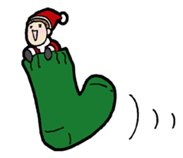 Christmas and New Year Sachiko. sticker #14204205