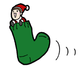 Christmas and New Year Sachiko. sticker #14204205