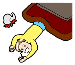 Christmas and New Year Sachiko. sticker #14204211