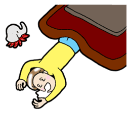 Christmas and New Year Sachiko. sticker #14204211