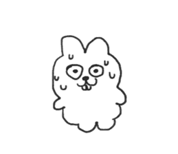 Hodor the bunny sticker #14204286