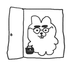 Hodor the bunny sticker #14204291