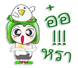 .. Mr. Yamada.. and bird. sticker #14204453