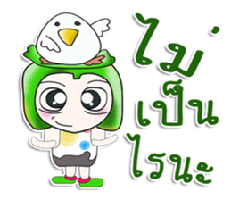 .. Mr. Yamada.. and bird. sticker #14204460