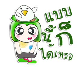 .. Mr. Yamada.. and bird. sticker #14204468