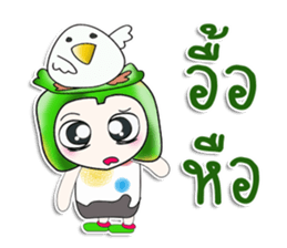 .. Mr. Yamada.. and bird. sticker #14204472