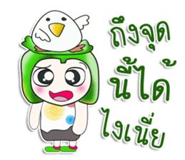 .. Mr. Yamada.. and bird. sticker #14204475