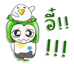 .. Mr. Yamada.. and bird. sticker #14204476