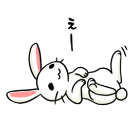 Invective rabbit 3 sticker #14204862