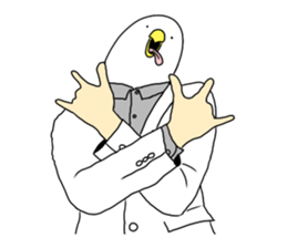 Cool bird2. sticker #14204951