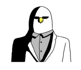 Cool bird2. sticker #14204956