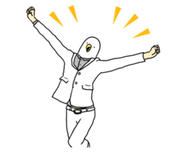 Cool bird2. sticker #14204979