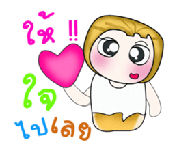 Hello my name is Tanaka. ^^ sticker #14205011