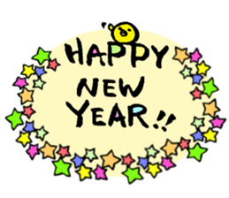 New Year sticker (birds) sticker #14205332