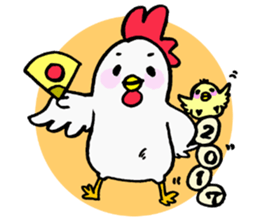 New Year sticker (birds) sticker #14205335