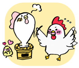 New Year sticker (birds) sticker #14205349