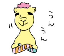 Camel in the city sticker #14205434