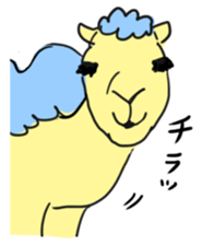 Camel in the city sticker #14205435