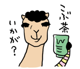 Camel in the city sticker #14205437