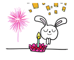 Thailand love animals moving sticker #14205728