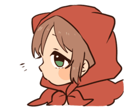 Wolf and the Little Red Riding Hood sticker #14206270
