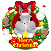 Royal College of Rabbit X'mas&NewYear sticker #14206614