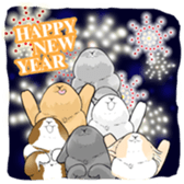 Royal College of Rabbit X'mas&NewYear sticker #14206626