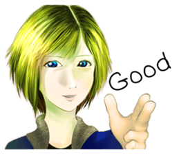 Please say a word. sticker #14207002