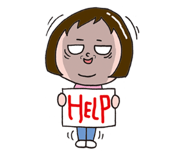 Sticker of child care sticker #14207085