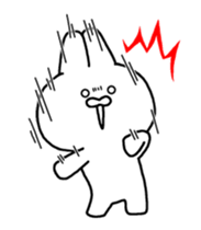 Moving rabbit!! sticker #14208001