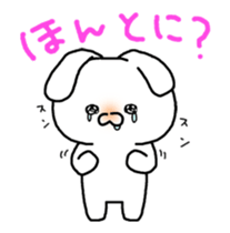 Moving rabbit!! sticker #14208002